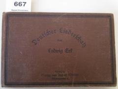  Deutscher Liederschatz : 300 männerstimmige Gesänge für die höheren Klassen der Gymnasien und Realschulen und für Seminarien (1899)