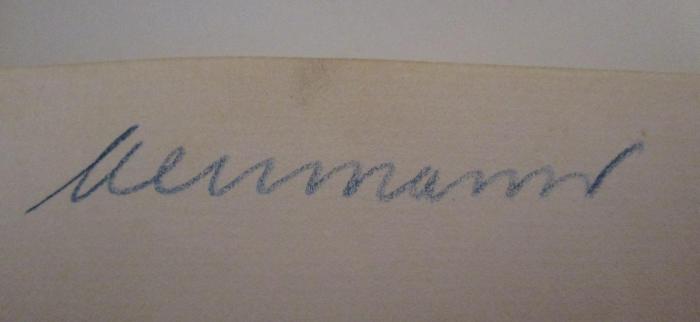  Gesetzblatt der Deutschen Evangelischen Kirche : Jahrgang 1933 (1933);- (Neumann, [?]), Von Hand: Autogramm, Name; 'Neumann'. 