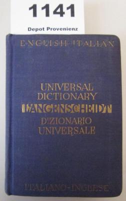  Dizionario Universale delle lingut italiana ed inglese : Inglese - Italiano (o.J.)