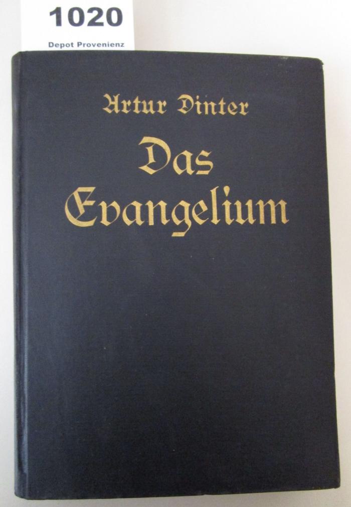  Das Evangelium unseres Herrn und Heilandes Jesus Christus nach den Berichten des Johannes, Markus, Lukas und Matthäus (1923)
