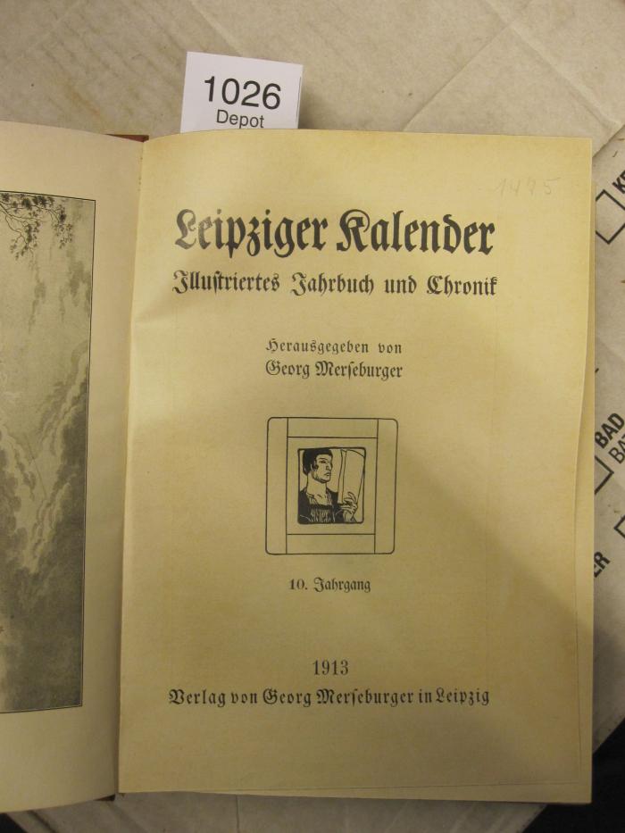  Leipziger Kalender : Illustriertes Jahrbuch und Chronik (1913)