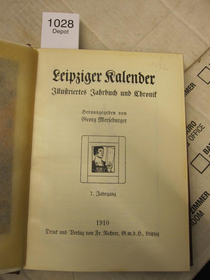  Leipziger Kalender : Illustriertes Jahrbuch und Chronik (1910)