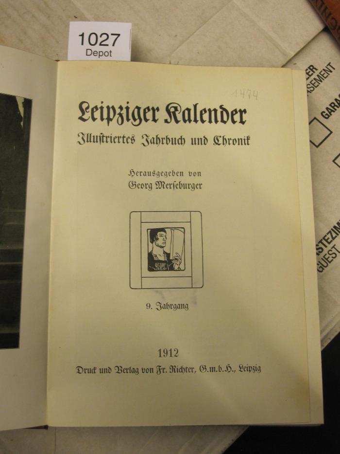  Leipziger Kalender : Illustriertes Jahrbuch und Chronik (1912)