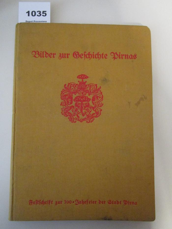  Festschrift zur 700-Jahrfeier der Stadt Pirna (1933)