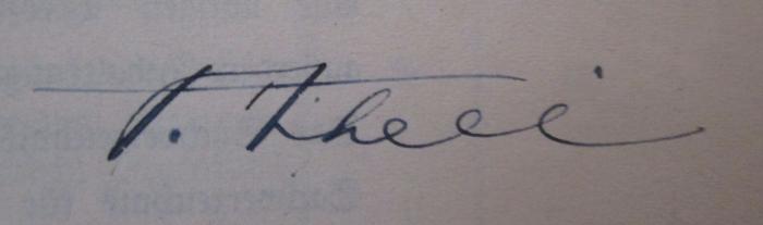 - (Thiel[?], F.[?]), Von Hand: Autogramm, Name; 'F. Thiel'. ; Reichsgesetzblatt (1931)