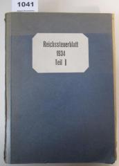  Reichssteuerblat Jahrgang 1934 (1934)