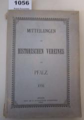  Mitteilungen des Historischen Vereins der Pfalz (1894)