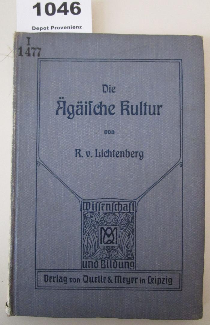 I 1477: Die Ägäische Kultur (1911)