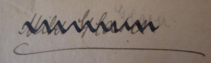  Dictionnaire complet illustré (1908);- (Glaru[?], Mila), Von Hand: Autogramm, Name; 'Mila Glaru'. 