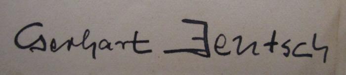  A Century of Dishonor : A sketch of the United States governments dealings with some of the Indian tribes (1886);- (Jentsch, Gerhart F.), Von Hand: Autogramm, Name; 'Gerhart Jentsch'. 