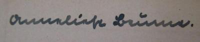 - (Beume-Werner, Anneliese), Von Hand: Autogramm, Name; 'Anneliese Beume.'. ; Das deutsche Gesicht in Bildern aus acht Jahrhunderten deutscher Kunst (1937)