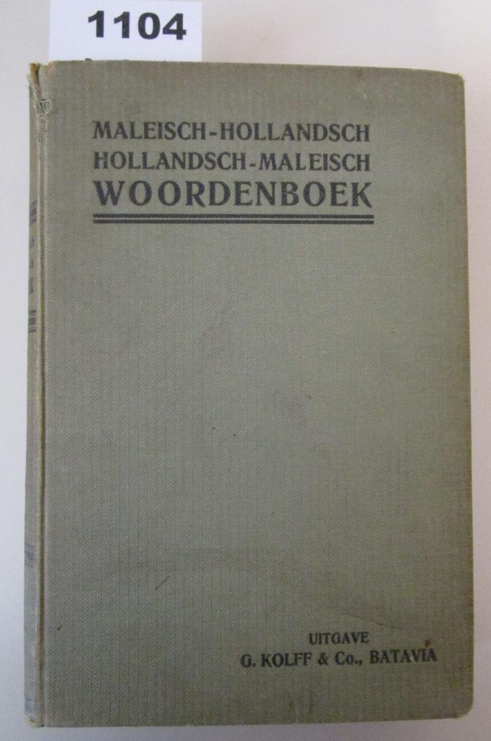  Maleisch-Hollandsch en Hollandsch-Maleisch Handwoordenboek : met en toelichting voor het gebruik van de Maleische woorden als zinsdeel (1881)