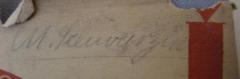 - (Rathke, Margot), Von Hand: Autogramm, Name; 'M. Schwarzhans'. 
