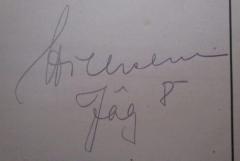 - (Jäg[...], Wilhelm), Von Hand: Autogramm, Nummer, Name; 'Wilhelm Jäg. 8'. 