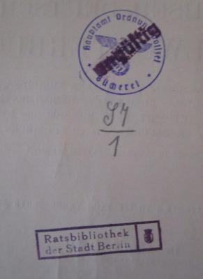  Benselers Griechisch-deutsches Schul-Wörterbuch : zu Homer, Herodot, Aeschylos, Sophokles, Euripides, Thukydides, Xenophon, Platon, Lysias, Isokrates, Demosthenes, Plutarch, Arrian, Lukian, Theokrit, Bion, Moschos, den Lyrikern, dem Wilamowitzschen Lesebuche sowie zu dem Neuen Testamente, soweit sie in Schulen gelesen werden (1904);- (Deutsches Reich. Hauptamt Ordnungspolizei), Von Hand: Signatur; 'S7/1'. 