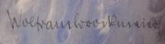 - (Brockmeier, Wolfram), Von Hand: Autogramm, Name; 'Wolfram Brockmeier'. 