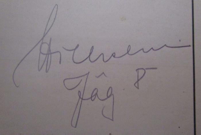  Hersfeld : Die Lullusstadt : Ein Führer durch die Stadt und ihre nähere Umgebung (1911);- (Jäg[...], Wilhelm), Von Hand: Autogramm, Nummer, Name; 'Wilhelm Jäg. 8'. 