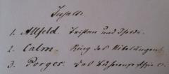- (Behrend, [?]), Von Hand: Annotation; 'Inhalt: 1. Allfeld. Tristan und Isolde. 2. Calm. Ring der Nibelungen. 3. Porges. Das [...]'. 