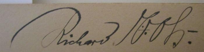 - (Joh[...][?], Richard), Von Hand: Autogramm, Name; 'Richard Joh.[?]'. ; Führer durch das Schloßmuseum (1921)