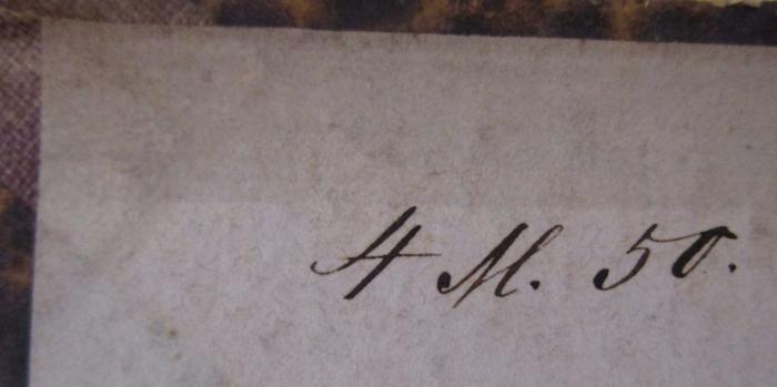  Manuel de Littérature Francaise (1874);- (unbekannt), Von Hand: Preis; '4 M. 50.'. 