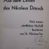  Aus dem Leben des Nikolaus Driesch (1933)