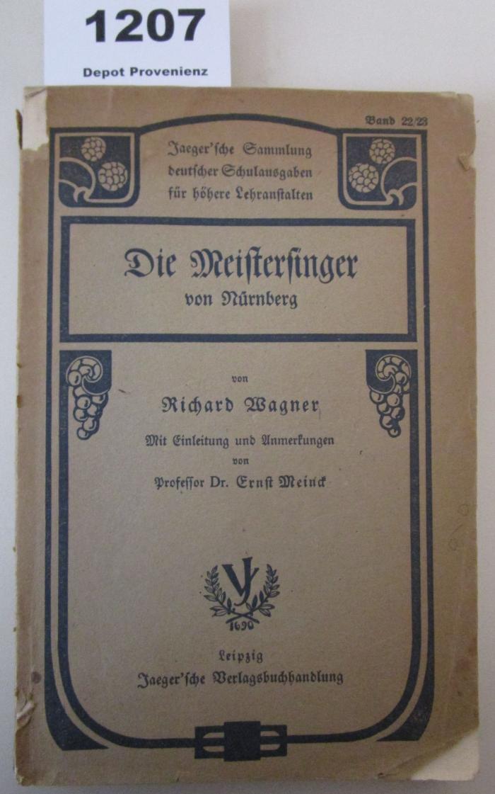  Die Meistersinger von Nürnberg (o.J.)