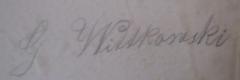 - (Wittkowski, G.), Von Hand: Autogramm, Name; 'G. Wittkowski'. 