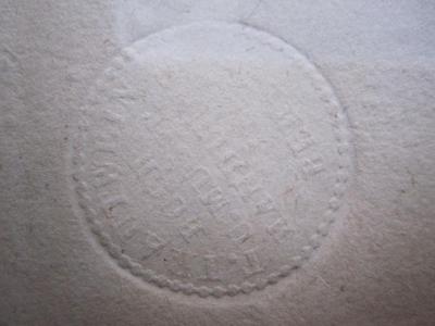 - (T. Trautwein (Berlin)), Prägung: Name, Ortsangabe, Buchhändler; 'T. Trautwein Buch u. Musik Handlung Berlin'.  (Prototyp)