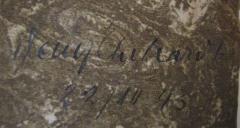 - ([..]hardt, Heinz), Von Hand: Autogramm, Datum, Name; 'Heinz [..]hart 22/XII 43'. 