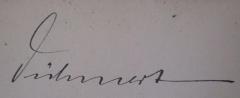- (Dühmert[?], [?]), Von Hand: Autogramm, Name; 'Dühmert [?]'. 