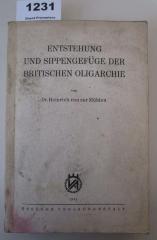 Ar 220: Entstehung und Sippengefüge der britischen Oligarchie (1941)