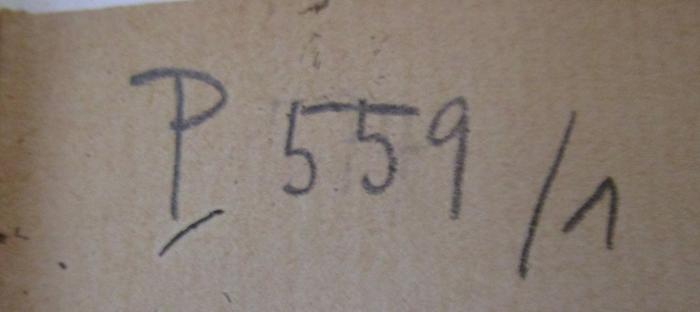 - (unbekannt), Von Hand: Signatur; 'P 559/1'. ; Novelas Cortas : Primaera Serie: Cuentos Amatorios (1893)