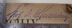 - (Gerberding, W.), Stempel: Name, Autogramm, Berufsangabe/Titel/Branche; 'Prof. Dr. WGerberding'.  (Prototyp)