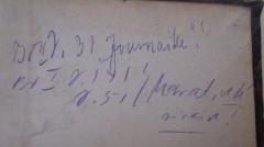 - (Jackschath, [?]), Von Hand: Annotation; 'Br II [..], 31 Journaille"! Br I [...] [?]'. 