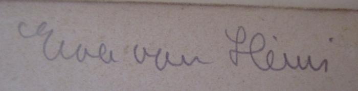  Bilder aus der märkischen Vorzeit : Für Freunde der heimischen Altertumskunde insbesondere für die Jugend und ihre Lehrer (1921);- (Kausch, Eva;Kausch, Heinrich), Von Hand: Name, Widmung; 'Eva von Heini'. 