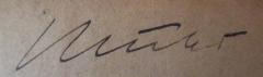- (Muhr[?], [?]), Von Hand: Autogramm, Name; 'Muhr[?]'. 