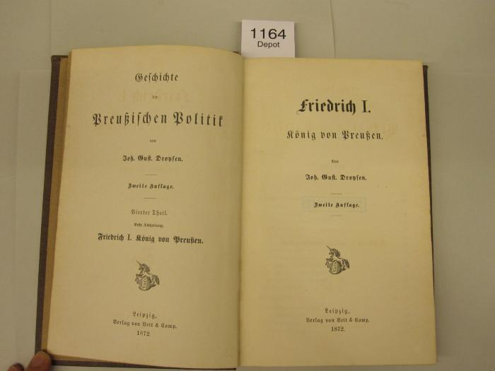 A 2 266 - 4,1: Friedrich I. König von Preußen (1872)