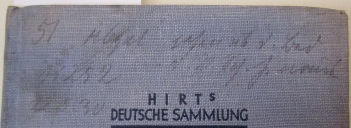  Frauenbriefe (o.J.);- (unbekannt), Von Hand: Notiz; '57[...]'. 