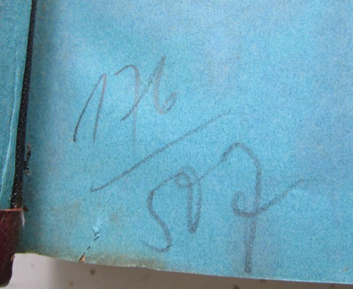 - (unbekannt), Von Hand: Nummer; '176/507'. ; Bestimmungen des bayerischen Staates über die Verwaltung des katholischen Pfarramtes diesseits des Rheines. Zweiter Band. (1890)