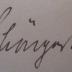 - (Schöngart, Edwin), Von Hand: Autogramm, Name; 'Schöngart.'.  (Prototyp)