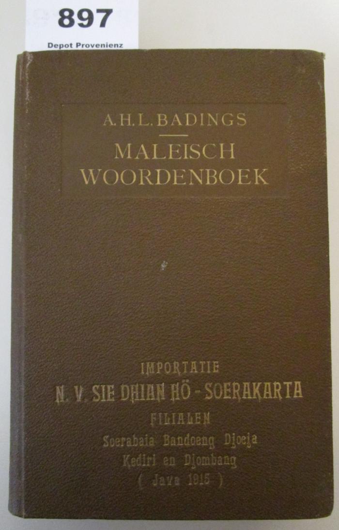 1.1 319a 1: Maleisch-Hollandsch (1915)