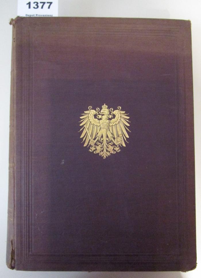  Dritter Verwaltungsbericht des Königlichen Polizei-Präsidiums von Berlin für die Jahre 1891-1900 (1902)