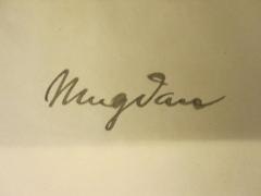 - (Mugdan, [?]), Von Hand: Autogramm; 'Mugdan'. 