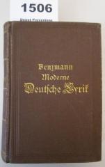  Moderne Deutsche Lyrik (o.J.)