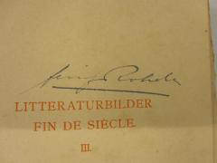 - (Rohde, Heinz), Von Hand: Autogramm; 'Heinz Rohde'. 