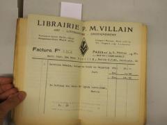 - (Loewenthal, Erich Dr. [Widmungsgeber]), Von Hand: Notiz; 'Im Auftrzg von Herrn Dr: Erich Loewenthal, Berlin'. 