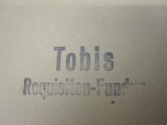 - (Tobis-Tonbild-Syndikat AG), Stempel: Name; 'Tobis Requisiten-Fundus'. 