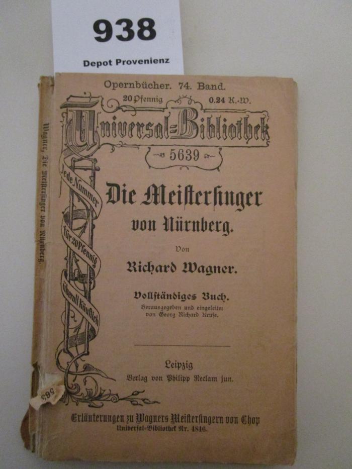  Die Meistersinger von Nürnberg (o.J.)