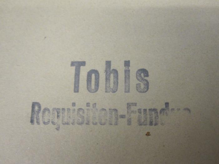  Der Deutsch-Dänische Krieg 1864. (1887);- (Tobis-Tonbild-Syndikat AG), Stempel: Name; 'Tobis Requisiten-Fundus'. 