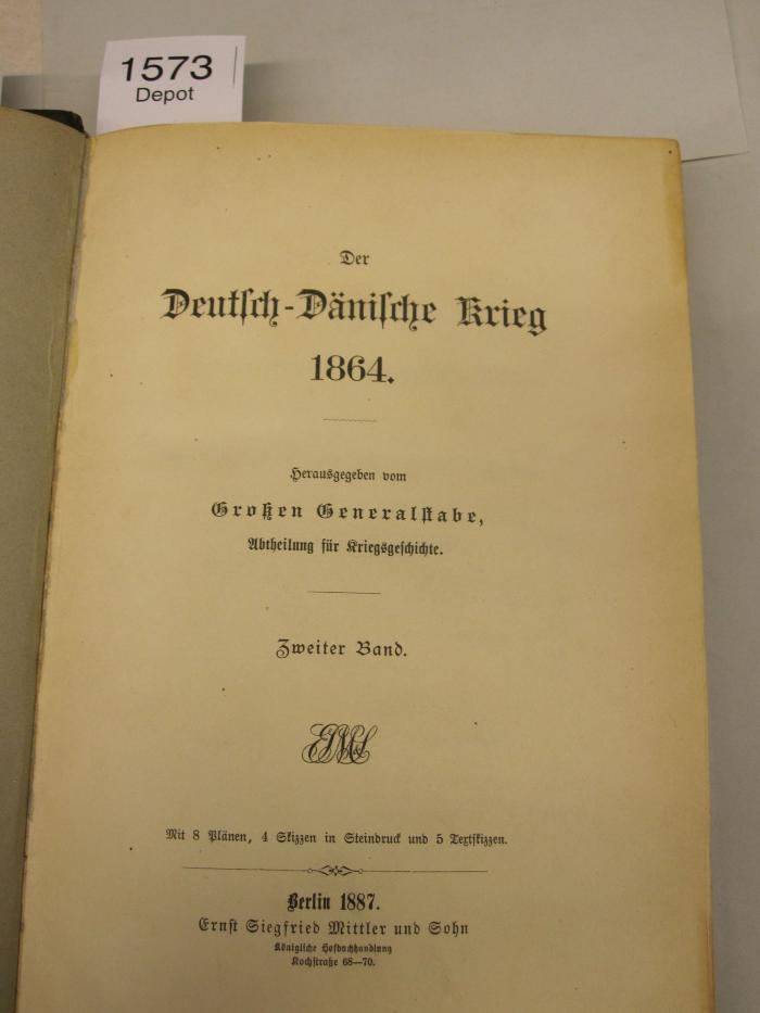  Der Deutsch-Dänische Krieg 1864. (1887)